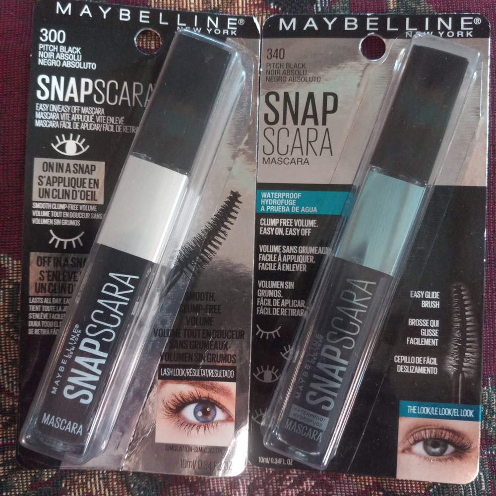 2 Maybelline mascara snapscara